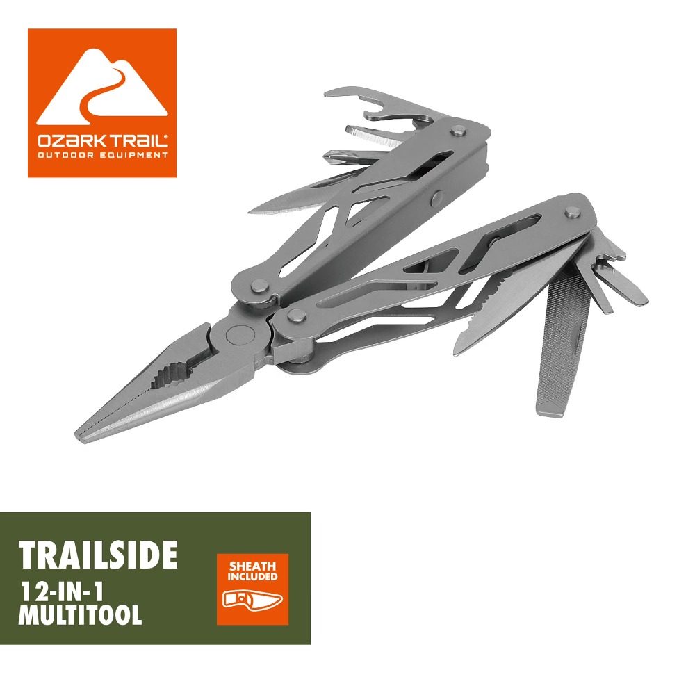 Edc Carry Pliers - Outil multifonction 12-en-1 pour le camping,